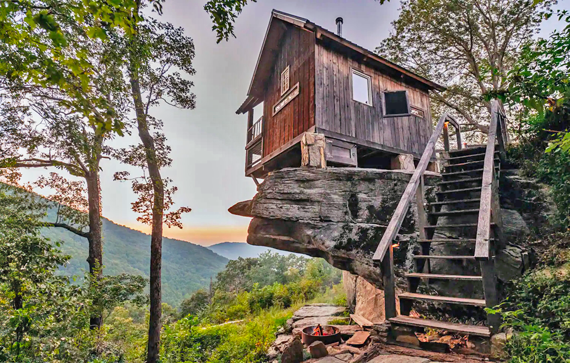 He quit his job to build dream cliffside hamlet in Appalachia ...