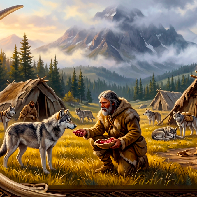 Wolves Family Humans A special relation: how wolves became dogs & what humans got from them ...
